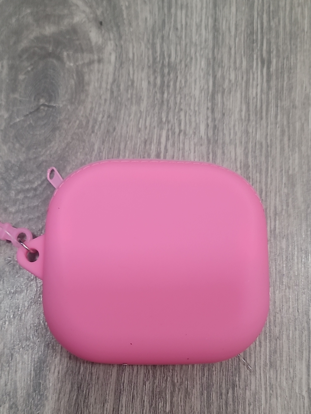 Light Pink Mini Silicone Bag with Clip
